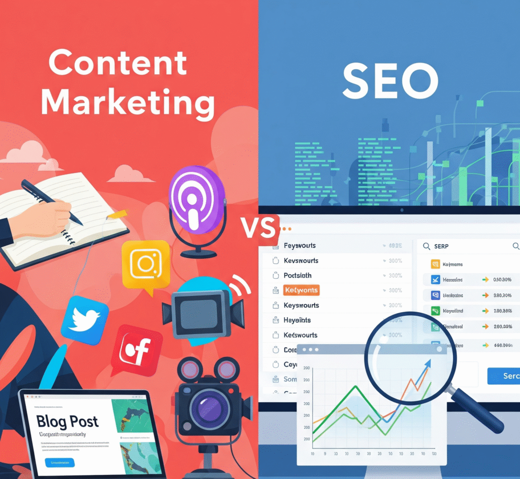 content marketing vs seo